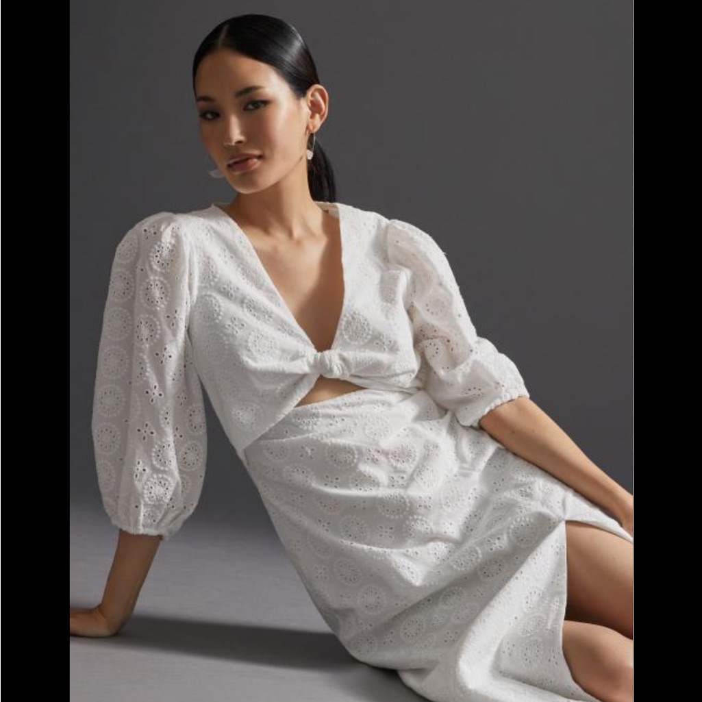 Anthropologie Hutch Cutout Maxi Dress